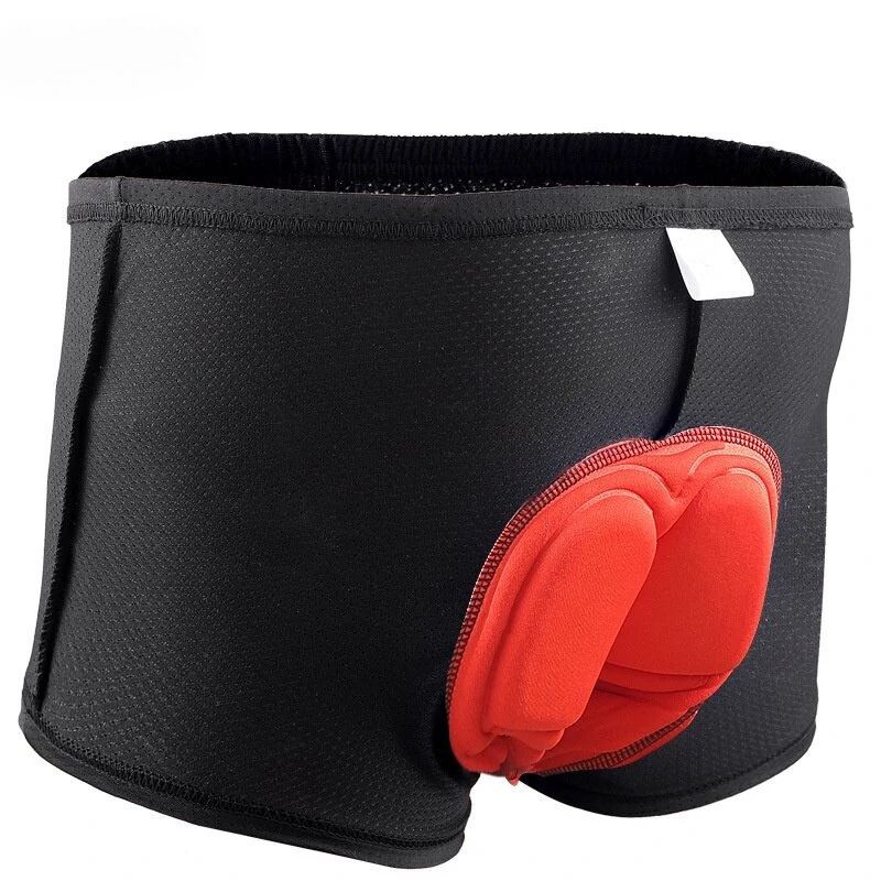 (image for) TENGOO Cycling Shorts Breathable Shockproof Comfortable Underpants Sponge Gel 3D Padded Cycling Pants for Bicycle Motorcycle