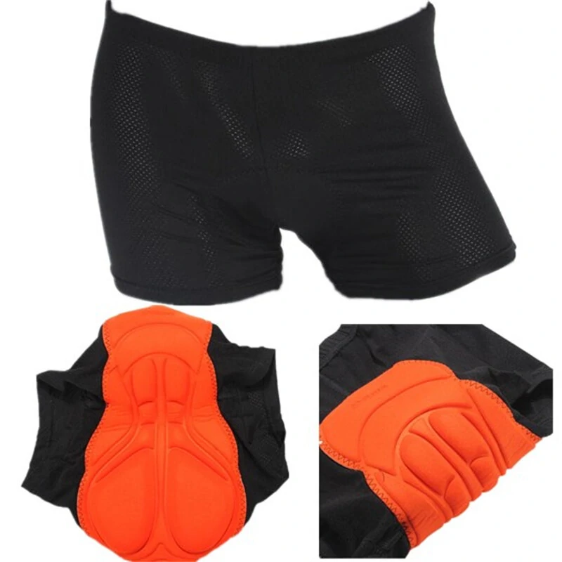 (image for) TENGOO Cycling Shorts Breathable Shockproof Comfortable Underpants Sponge Gel 3D Padded Cycling Pants for Bicycle Motorcycle